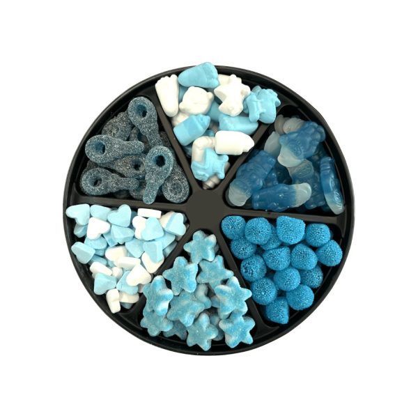 Geboorte Snoepplatter (Blauw)