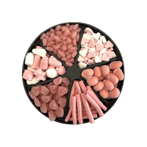 Geboorte Snoepplatter (Roze)